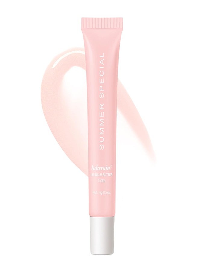 URQT Summer Special Lip Butter Balm, Hydrating, Nourishing & Softening Lip Care with Natural Oils & Fruit Extracts, Long-Lasting Moisture, Non-Sticky Shine, Soften Dry Lips Lip Care (#4 Cake (glitter) - Image 1