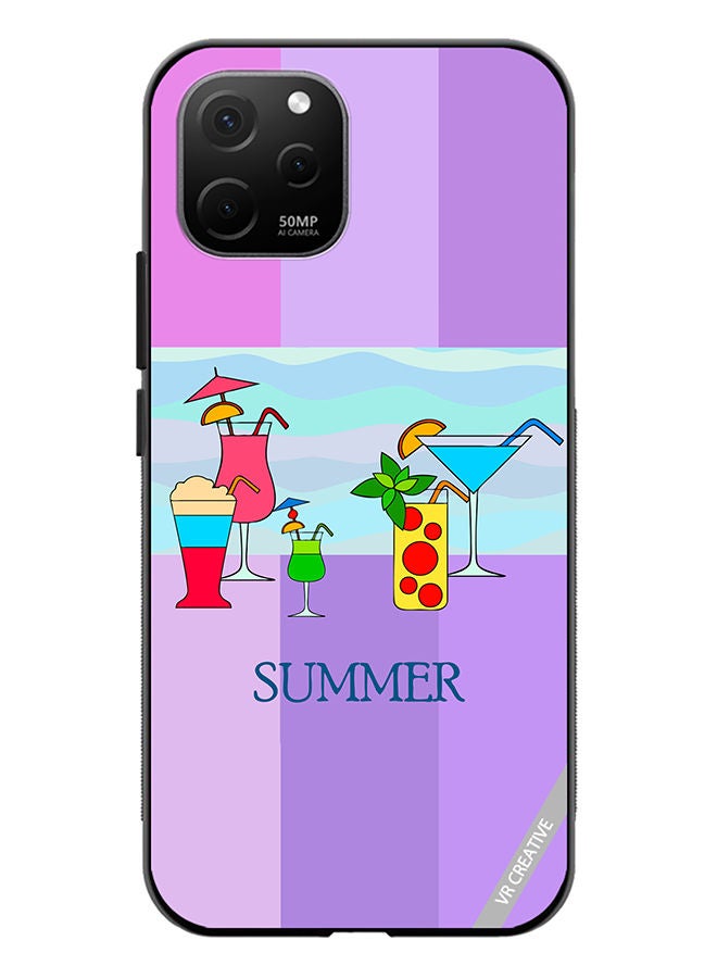 VR CREATIVE Protective Case Cover For Huawei Nova Y61 Summer Design Multicolour - Image 1