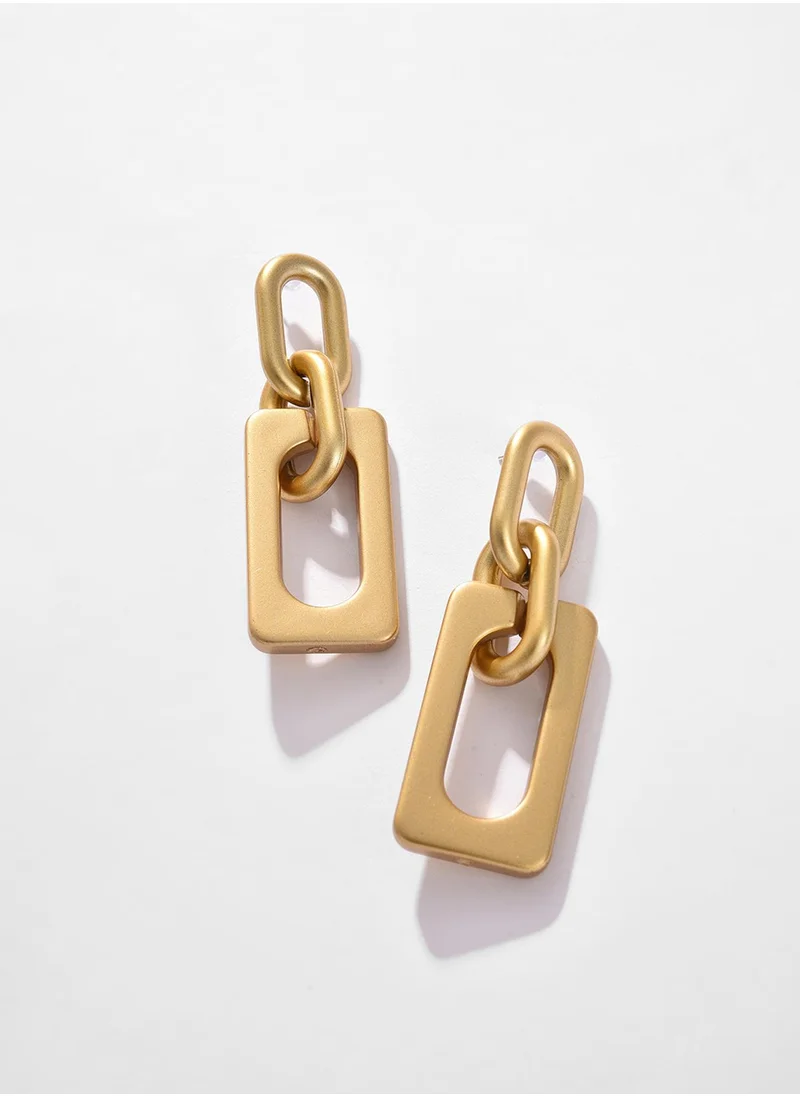 SOHI Contemporary Stud Earrings