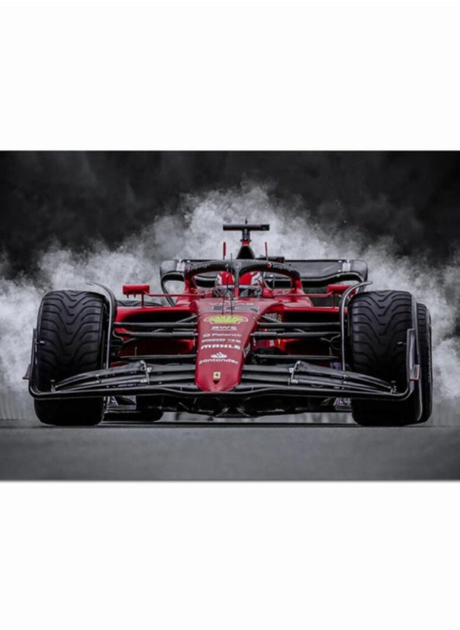 Generic - Charles Leclerc F1 Car Poster Canvas Wall Art F1 - 75 Pictures Gift Man Cave Decor Formula 1 Racing Car HD Print Painting - Image 1