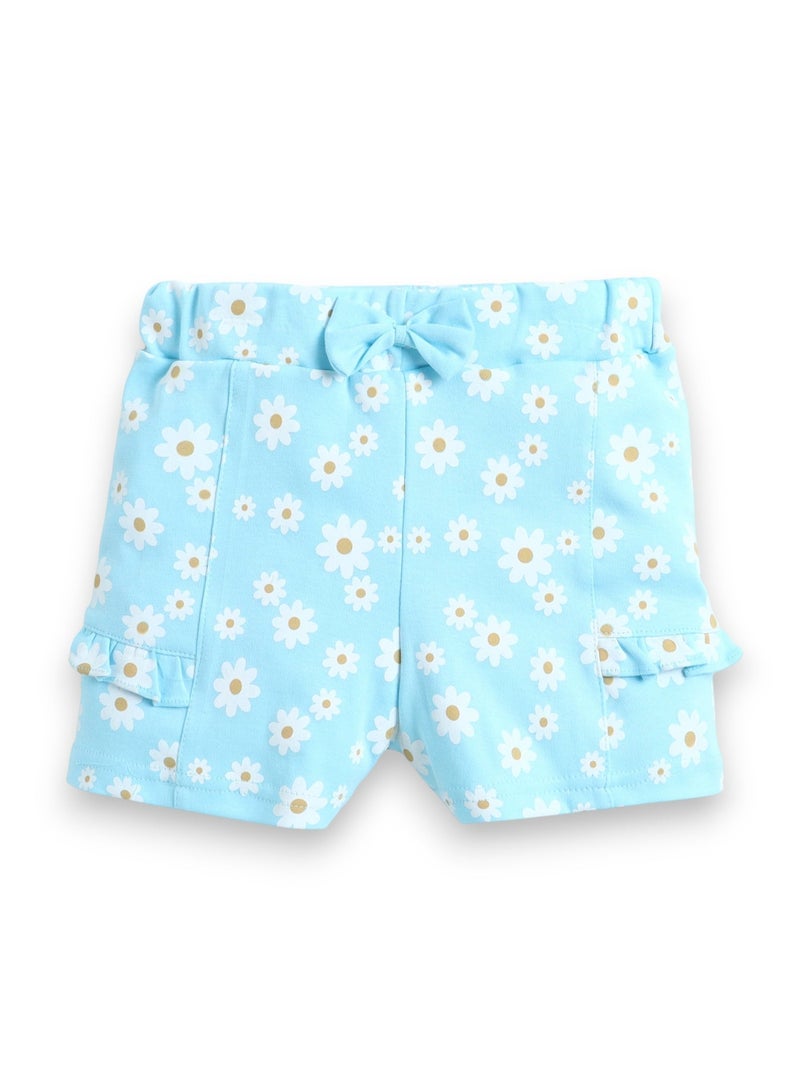 victor and jane Infant Girls’ 2-Piece Set – “Daddy’s Girl” Top & Daisy Print Ruffle Shorts - Image 4