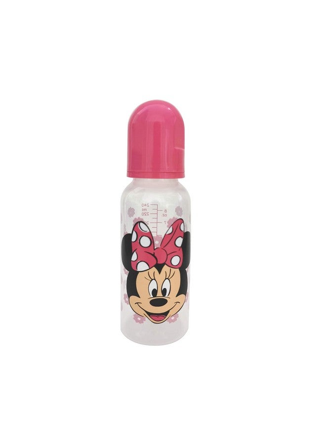 Cudlie Disney Baby Girl Minnie Mouse 9 oz Pack of 3 Baby Bottles, Oh Minnie - Image 1