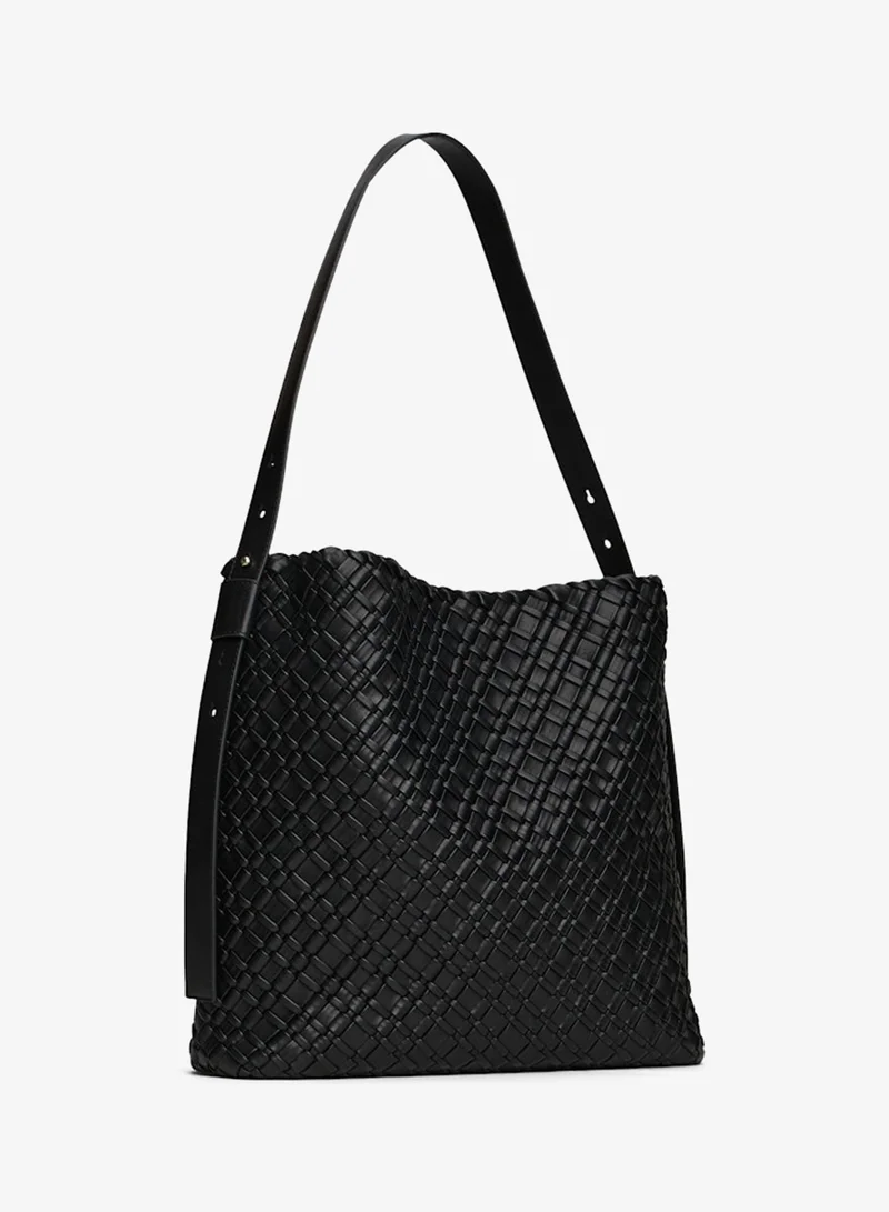 TOMMY HILFIGER  TH Monogram Braided Hobo Bag for Women | Best Price UAE