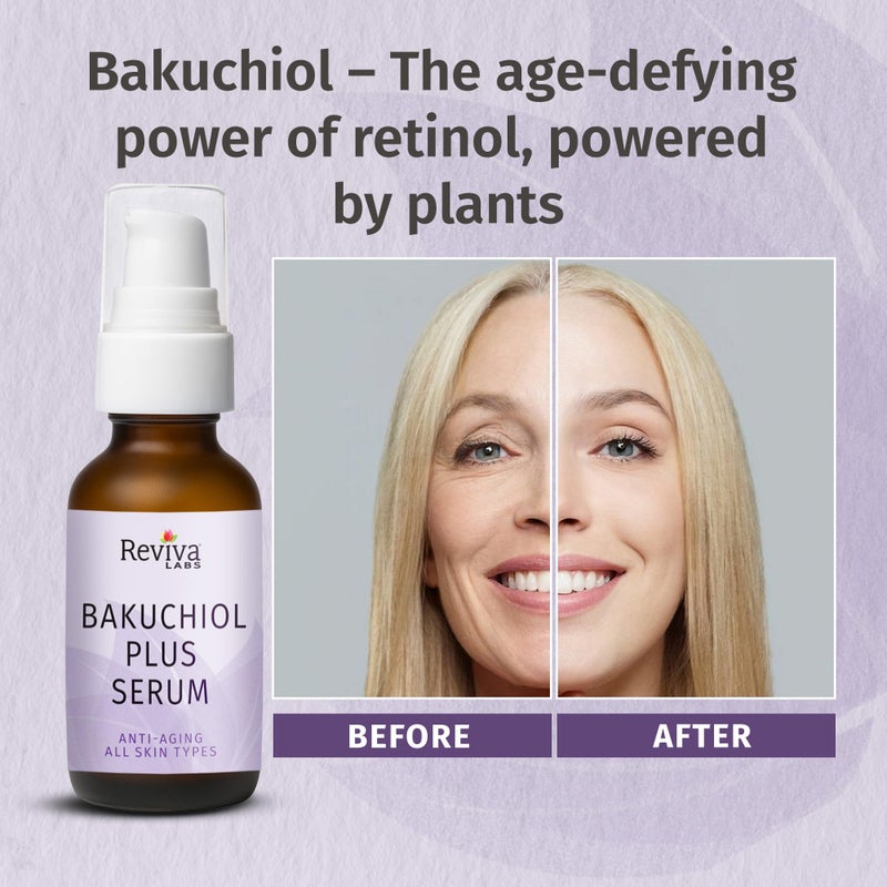 Reviva Labs Bakuchiol Serum â€“ Natural Retinol Alternative Serum for Face with Alfalfa & Artichoke Extract â€“ Hydrating Vegan Formula for Smoother, Firmer, Radiant-Looking Skin â€“ 1 Fl Oz - Image 2