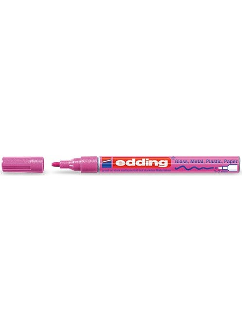 Edding 751 Multi-Purpose Cover Painting Marker 1-2 mm Metallic Pink 