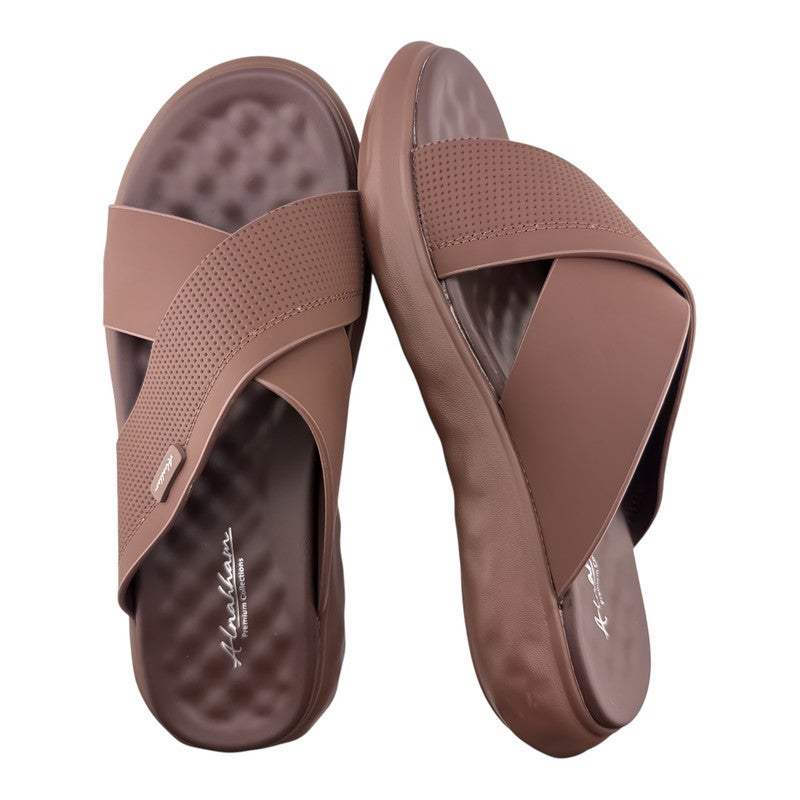 إيت صندل عربي يدوي الصنع للرجال من AET | شبشب رجالي خارجي | شبشب مفتوح من الأمام للاستخدام اليومي | جلد عربي أصلي مع ابزيم| تصميم عربي جديد | نعل داخلي بألوان مختلفه| مريح وخفيف الوزن - Image 2