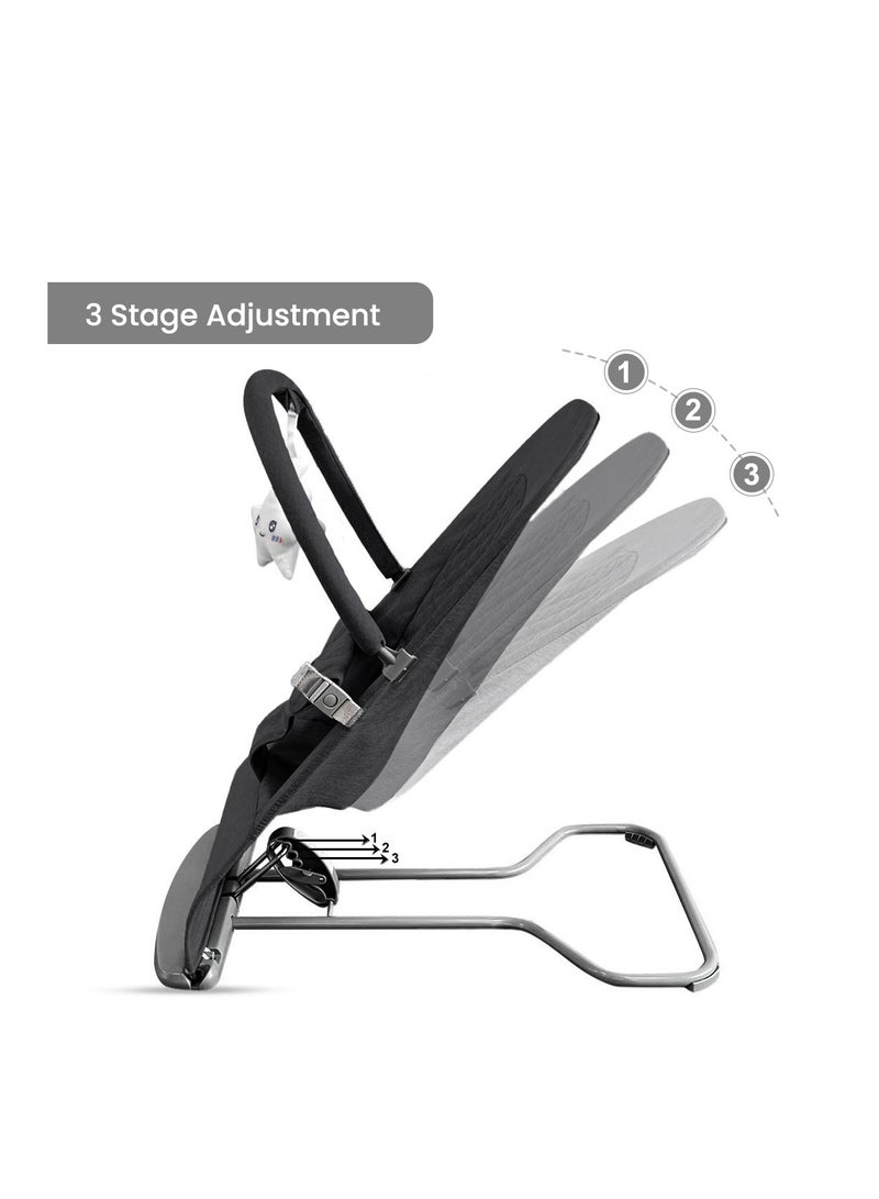 TEKNUM 3 - Stage Baby Bouncer/ Recliner Seat - Black  - Image 3