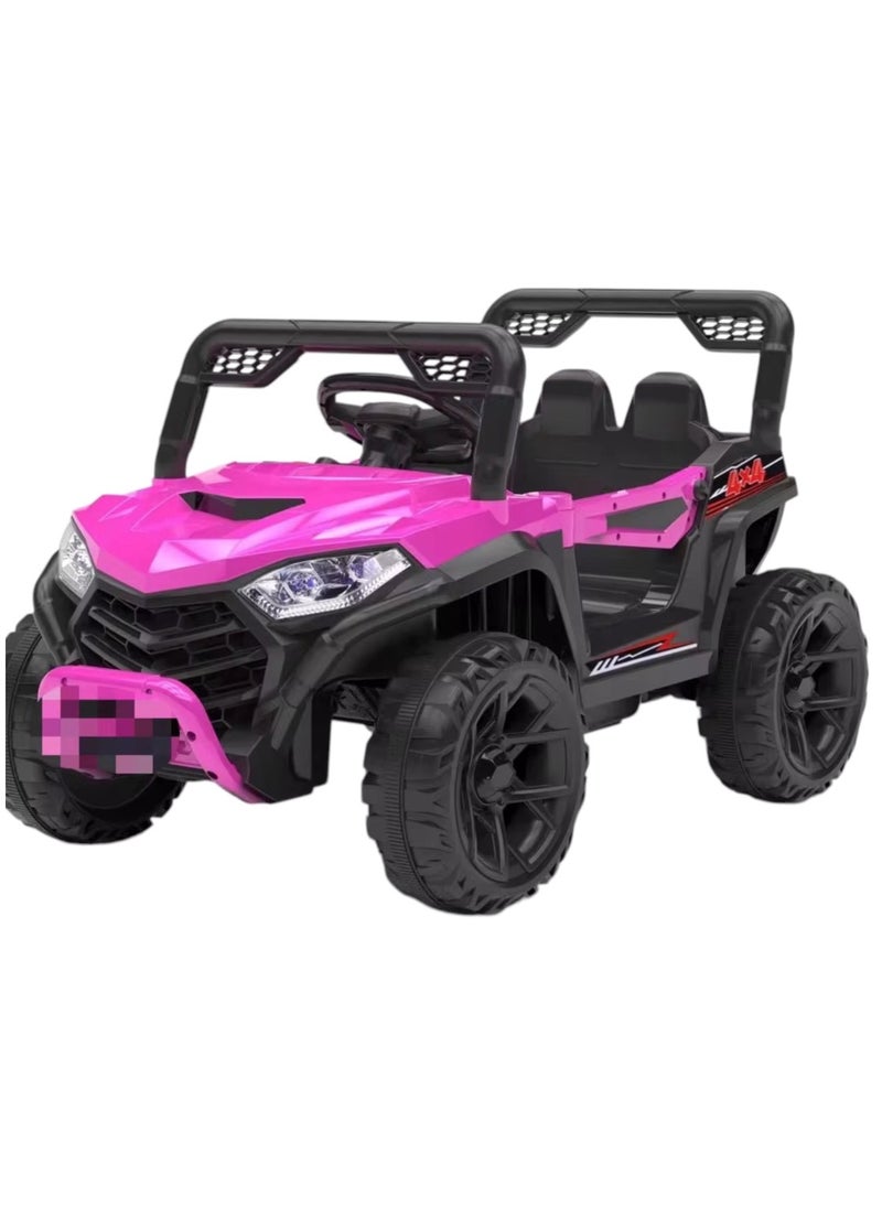 Cute ninos 12V Electric Kids Car with 2 Powerful 380W Motors with Pedal Control, Remote Control and USB Port 