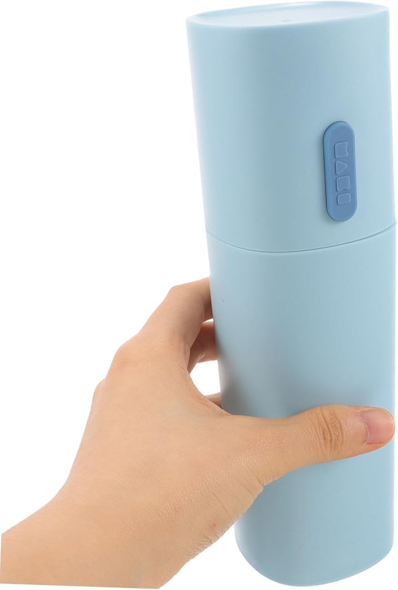 VOSAREA Portable Travel Toothbrush Storage Case Multi-Functional Toothbrush Holder with Tight Buckle Easy to Open -Friendly Compact for Hygiene and Organization - Image 2