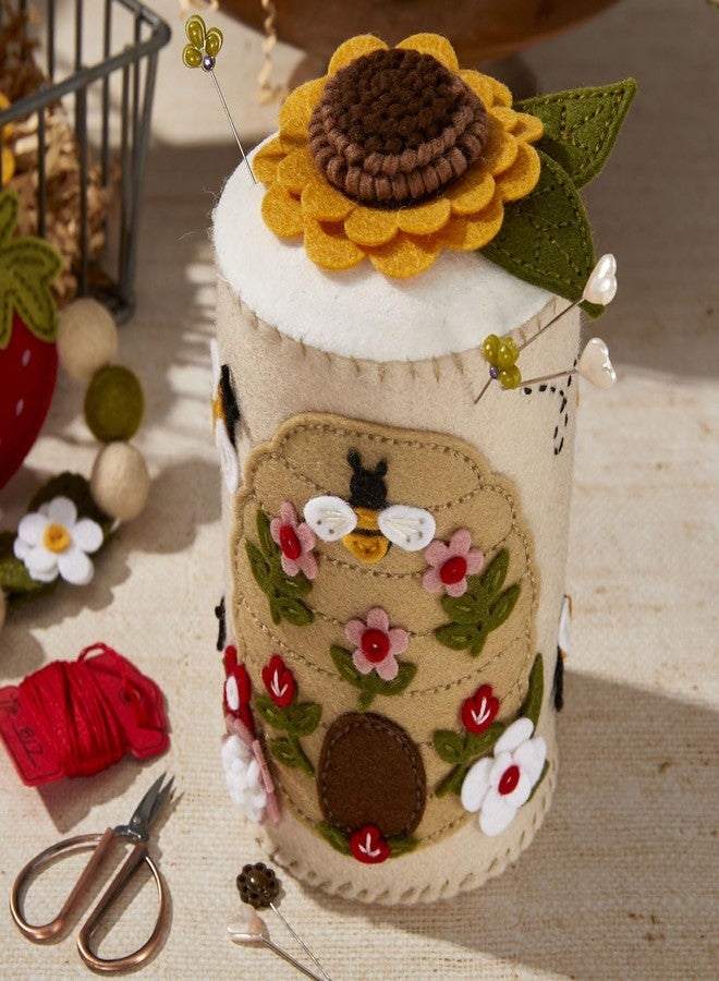 Spellbinders Felt Floral Beehive Etched Dies from The Summer Felt Stitch & Create Collection by Nichol Spohr - Image 5