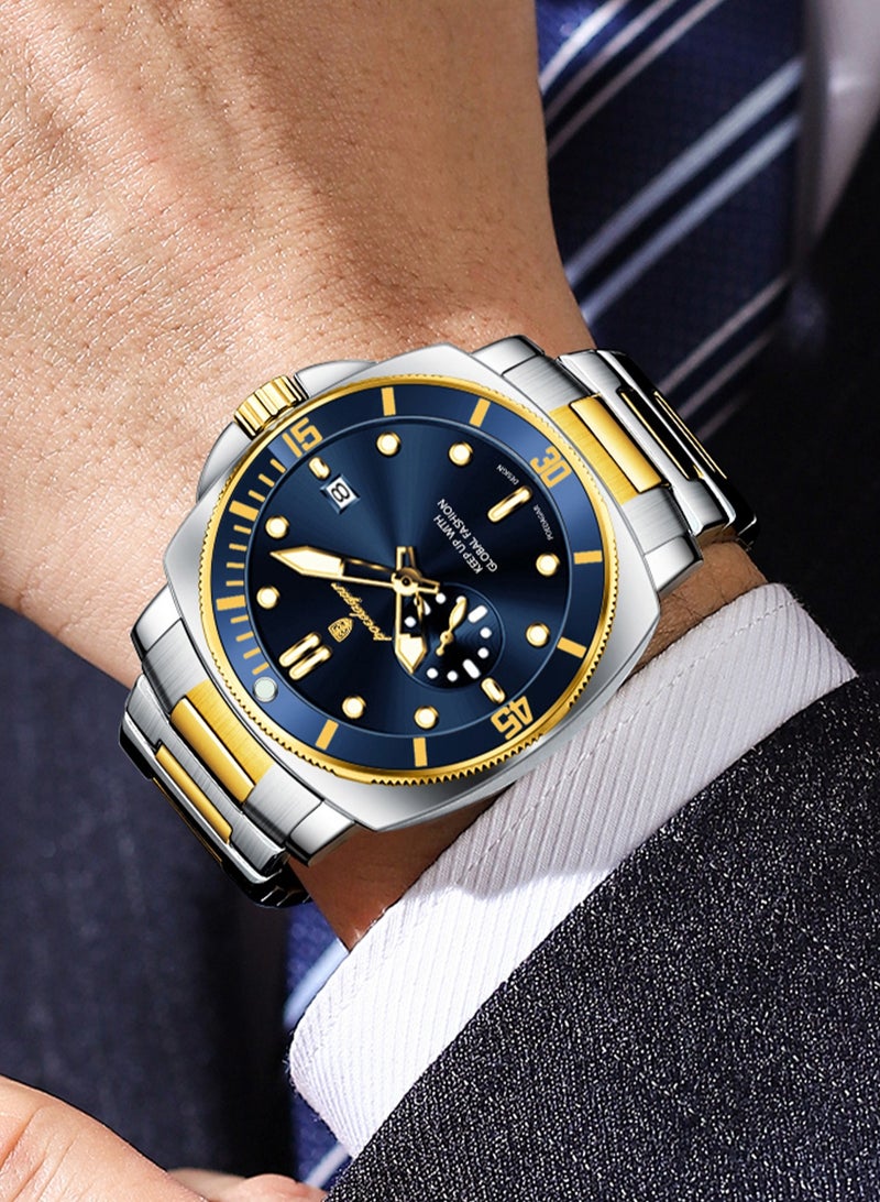 POEDAGAR Man Watch , Waterproof Luminous Men's Watch Quartz，Men's Wrist Watches 44mm - Image 5