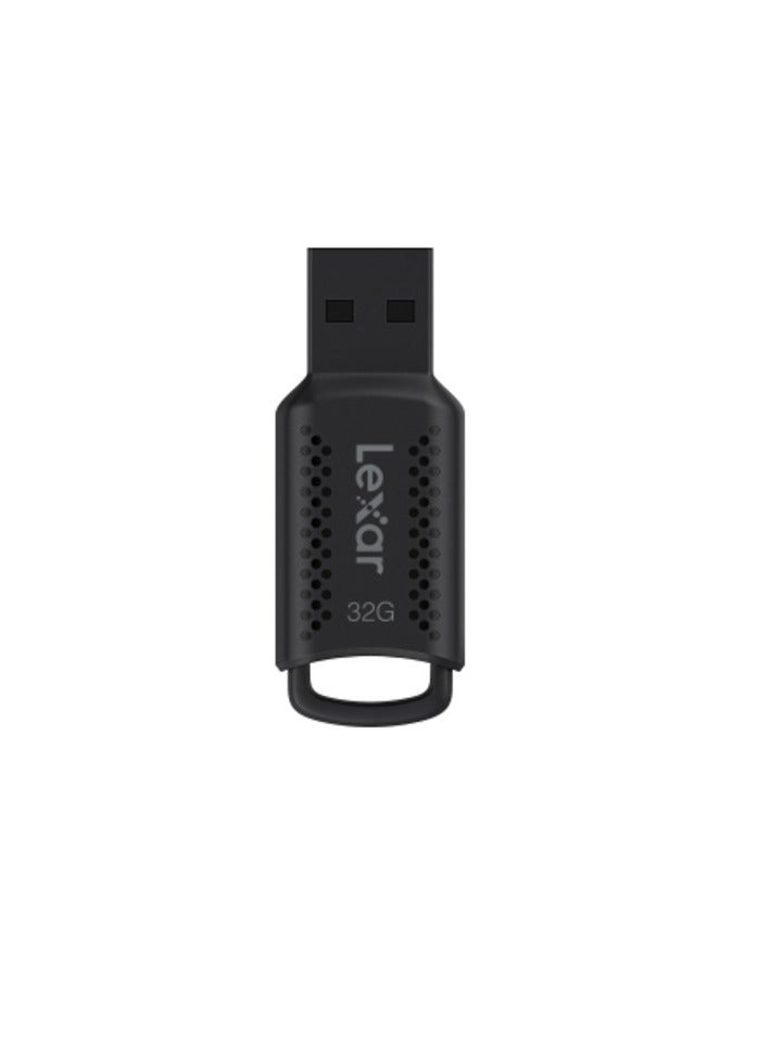 Lexar Lexar JumpDrive 32GB V400 USB 3.0 Flash Drive, Up to 100MB/s Read Speed, Black (LJDV400032G-BNBNG)  - Image 1