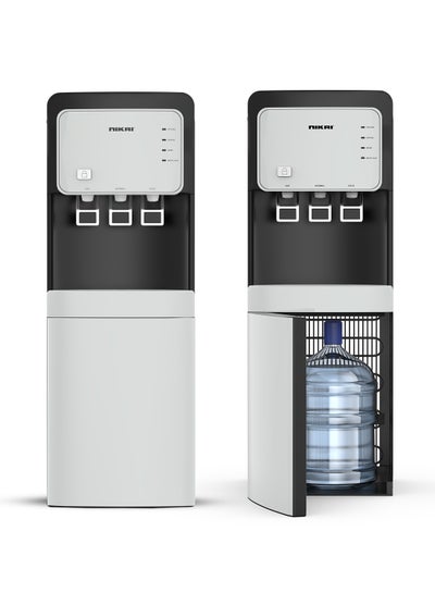 NIKAI Bottom Loading Water Dispenser With Pump And 3 Tap Design