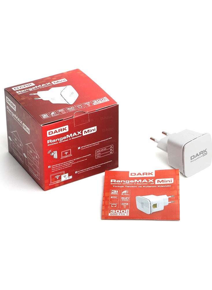 Dark - RangeMAX WRT360 300Mbps 802.11n WiFi Mini Repeater with 2x3dBi Internal Antenna (DK-NT-WRT360) - Image 1