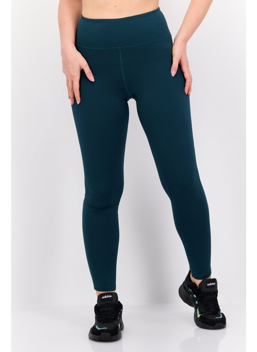 Women Sportwear Fit Brand Logo Training Leggings, Teal - pzsku/ZEAF7626964E4037D7DD3Z/45/_/1737642363/059c50a2-fcd1-477a-95ee-673ed11913ec