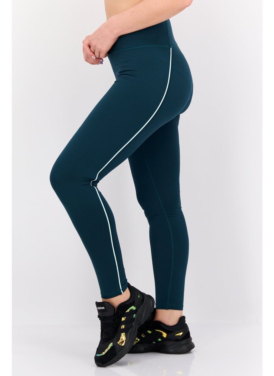 Women Sportwear Fit Brand Logo Training Leggings, Teal - pzsku/ZEAF7626964E4037D7DD3Z/45/_/1739110712/782ddeed-9ee5-41c6-adbd-9a9de65901e4