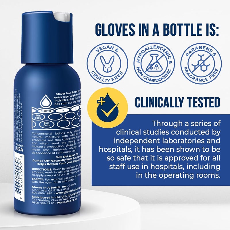 Gloves In A Bottle Hand Shielding Lotion - 2oz Bottle Pack of 2 - Image 5