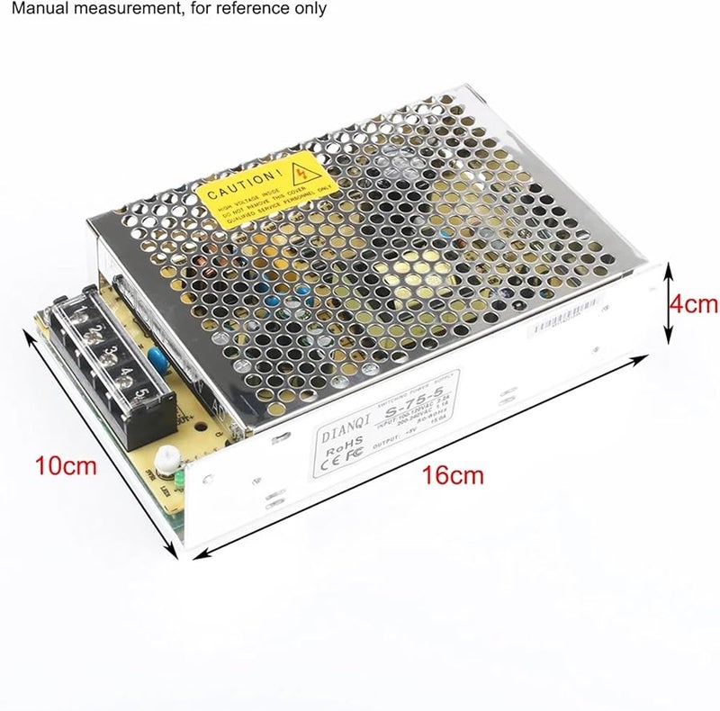 S 75W Switching Power Supply 12V 75W AC DC Converter For LED Strip Light - Image 4