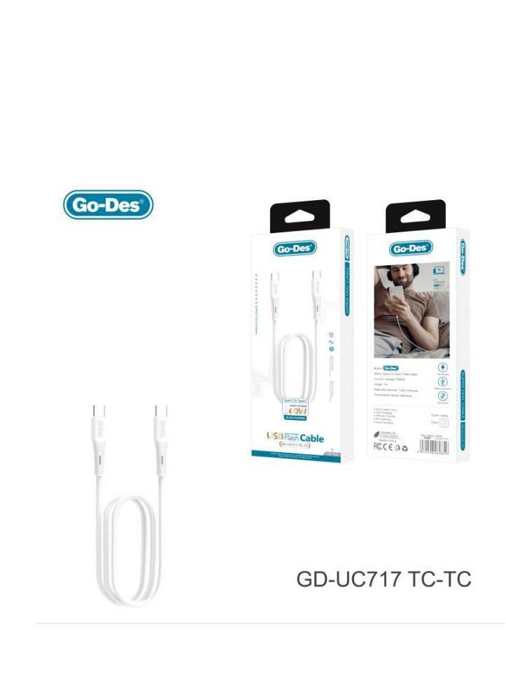 Go-Des GD-UC717 Type C to Type C Cable - Image 2