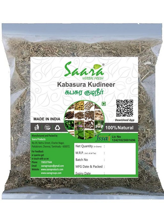 Saara HERBAL FRESH Kabasura Kudineer Powder, 1000g, Kabasura Kudineer Chooranam, kabasura kashayam Powder (Pack of 10 x 100g) - Image 1