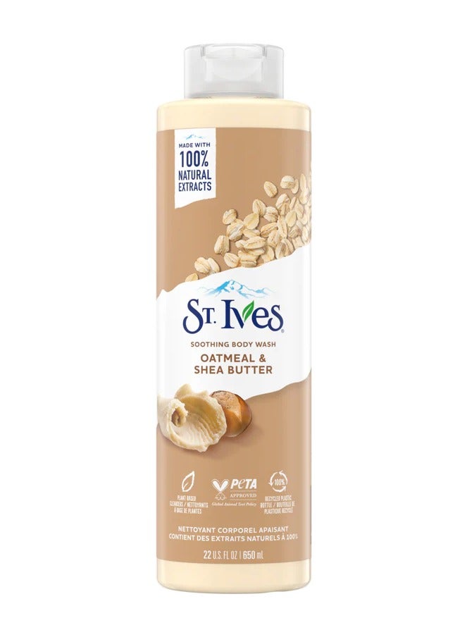 سانت آيفز غسول الجسم المهدئ بالشوفان وزبدة الشيا 650 مل - Image 1