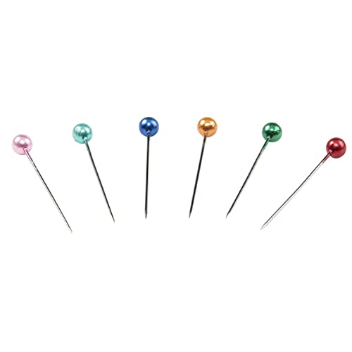 SINGER 07050 Pearlized Head Straight Pins, Size 20, 150-Count, Multicolor - Image 2
