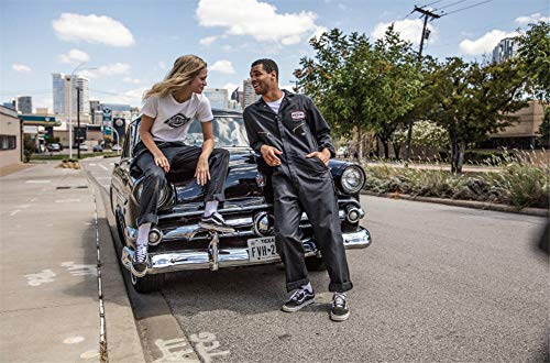 Dickies Men’s Deluxe Long Sleeve Coveralls – 7.5 oz Twill Mechanic Jumpsuit with Zipper Front Industrial Uniform Fit, Gray, Medium Tall - Image 4