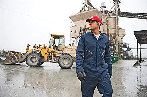 Dickies Men’s Deluxe Long Sleeve Coveralls – 7.5 oz Twill Mechanic Jumpsuit with Zipper Front Industrial Uniform Fit, Gray, Medium Tall - Image 3