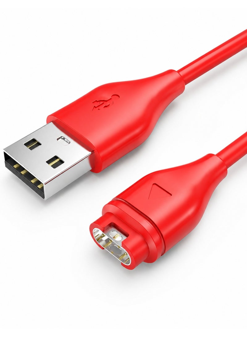 FIRST PRO USB Charging Cable for Garmin Smartwatch Compatible with Garmin Forerunner, Fenix, Instinct, Vivoactive, Vivosmart, Approach and Other Supported Garmin Watches - Image 1