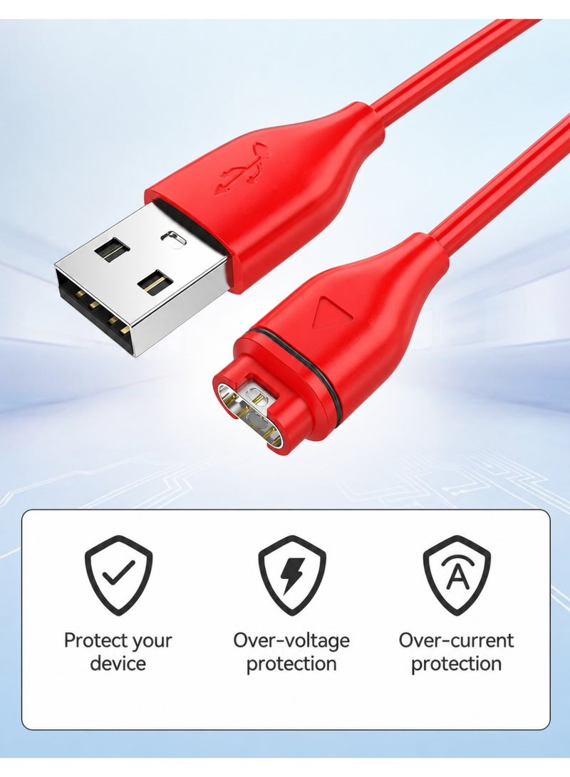 FIRST PRO USB Charging Cable for Garmin Smartwatch Compatible with Garmin Forerunner, Fenix, Instinct, Vivoactive, Vivosmart, Approach and Other Supported Garmin Watches - Image 3