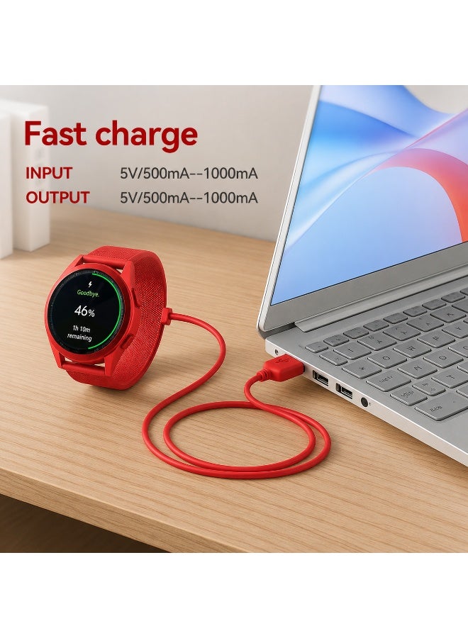 FIRST PRO USB Charging Cable for Garmin Smartwatch Compatible with Garmin Forerunner, Fenix, Instinct, Vivoactive, Vivosmart, Approach and Other Supported Garmin Watches - Image 5