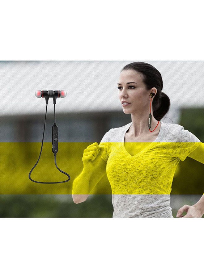 NIBEMINENT Wireless Bluetooth In Ear Headphones 6954284012584 Red/Black - Image 2