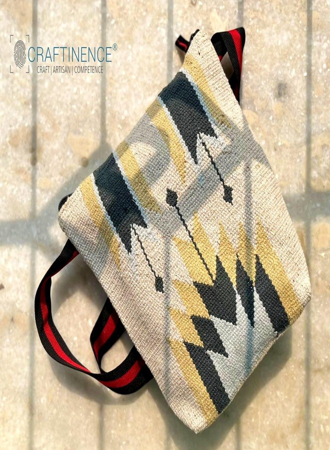 Craftinence Nomad Wanderlust Sling & Cross-Body Bags-Forest - Kilim Bag for Women-Sling Bags for Women Cotton - Image 4
