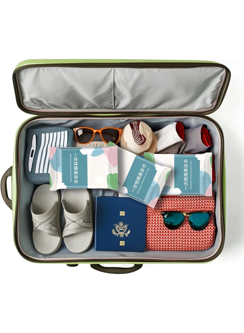 SYOSI Extra Large Disposable Bath Towels, Thick & Absorbent Individually Wrapped Towels for Travel, Gym, Spa, Portable Quick-Dry Paper Towel, Hotel-Grade Quality (5-Pack, 70×140cm) - Image 4