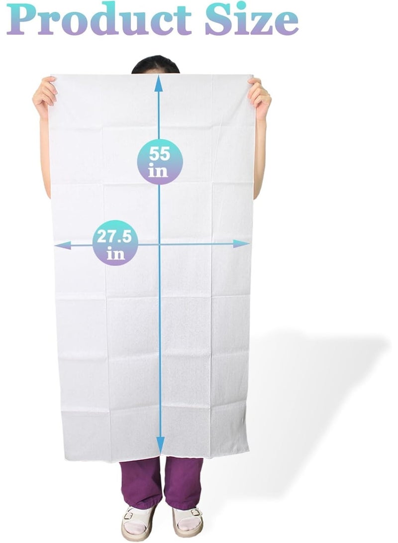 SYOSI Extra Large Disposable Bath Towels, Thick & Absorbent Individually Wrapped Towels for Travel, Gym, Spa, Portable Quick-Dry Paper Towel, Hotel-Grade Quality (5-Pack, 70×140cm) - Image 5