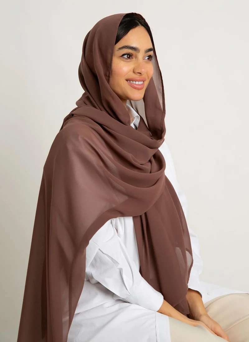 Kaafmeem Cinnamon Brown Laser Tarha