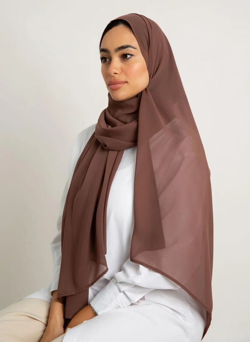 Kaafmeem Cinnamon Brown Laser Tarha