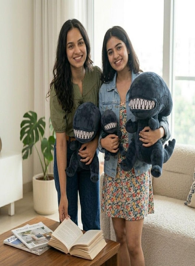 TechMax Solution Jumbo Black Alien Xenomorph Zipper Mouth Plush, Oversized Stuffed Collectible - Image 5