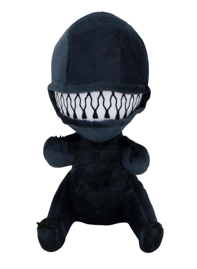 TechMax Solution Jumbo Black Alien Xenomorph Zipper Mouth Plush, Oversized Stuffed Collectible - Image 2