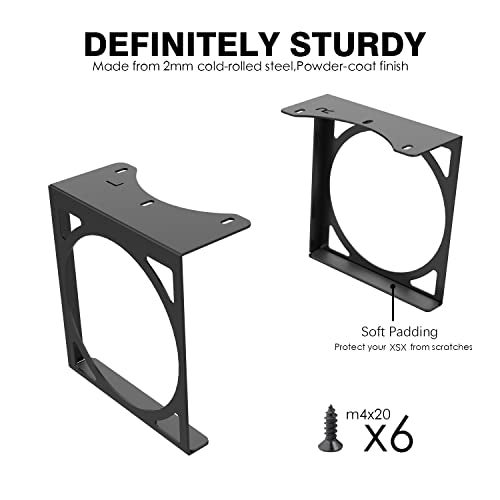 Monzlteck Under Desk Mount for Xbox Series X,Stealth Mount for XSX - Image 2