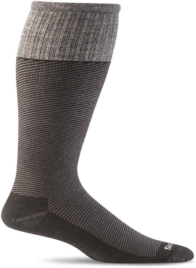 Sockwell Men's Bart Moderate Graduated Compression Sock, Black - L/XL - Image 1
