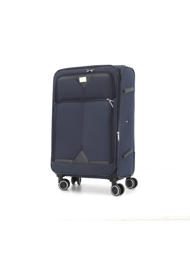 CAPITAL CAPITAL 4-Piece Soft Luggage Set | 20", 24", 28" & 32" Travel Suitcase Set | Lightweight Softside Trolley Bags | 360° Spinner Wheels | Durable Fabric | Telescopic Handle