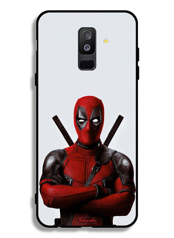 Tolwak Samsung Galaxy A6 Plus (2018) Protective Case Cover Deadpool - Image 1