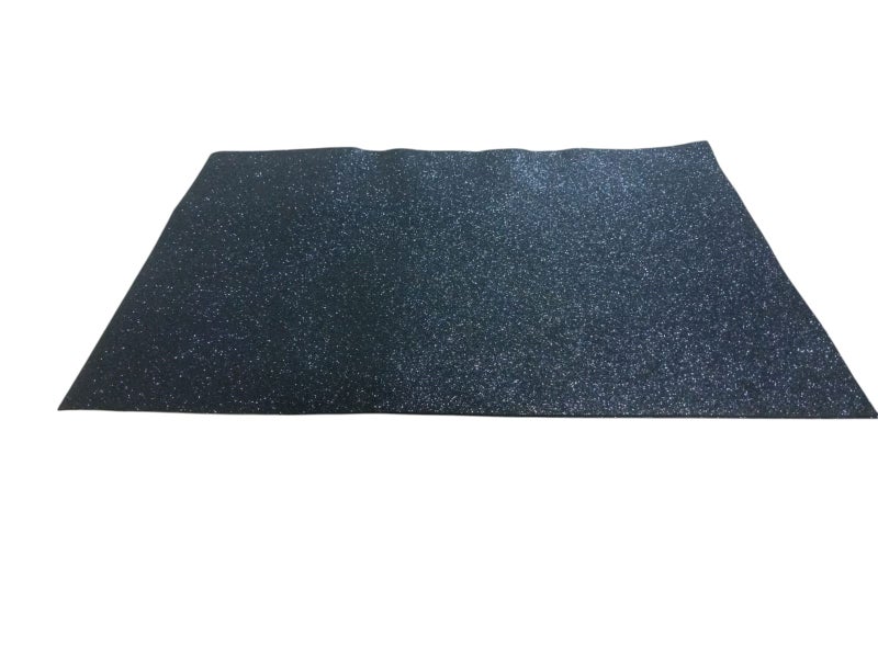 Simba Flexible Foam Sheet Glitter 2 mm 50 × 70 cm Black Model Black GL-EVA-020