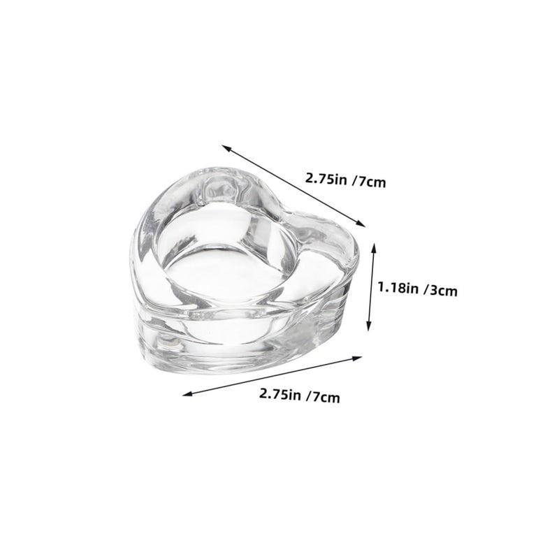 4 Pcs Heart Shaped Tealight Candle Holders For Wedding Centerpiece Home Decor - Image 3