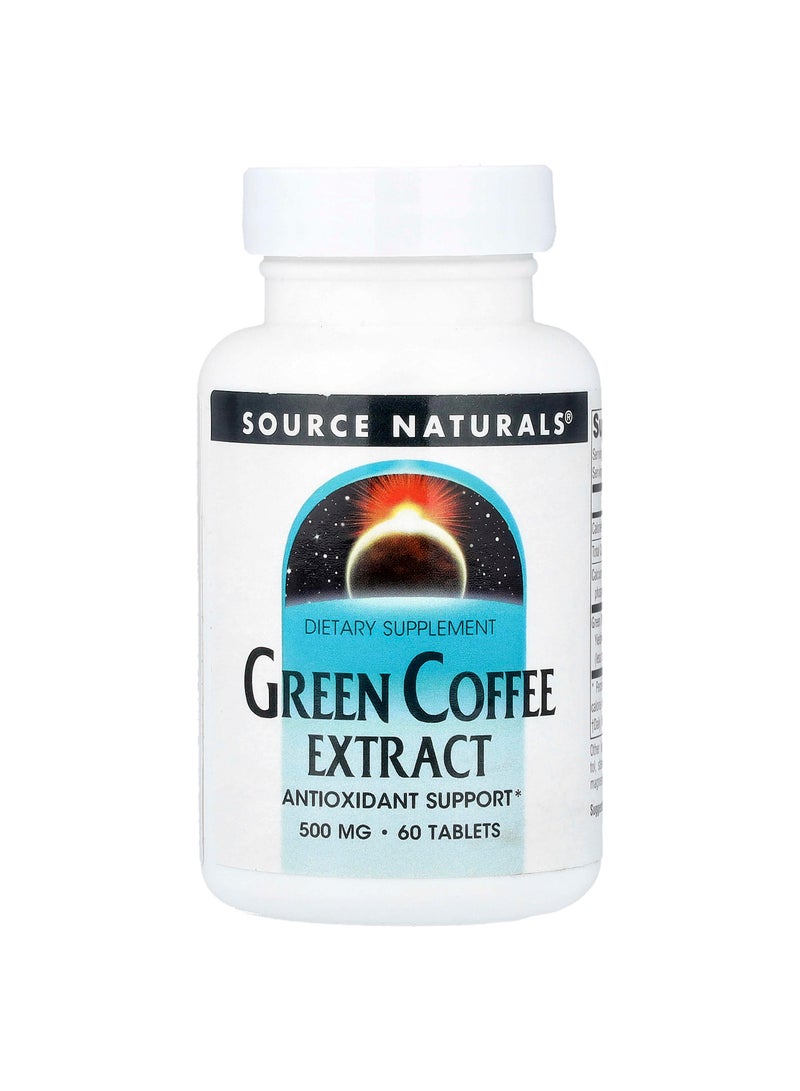 Source Naturals Green Coffee Extract, 500 mg, 60 Tablets