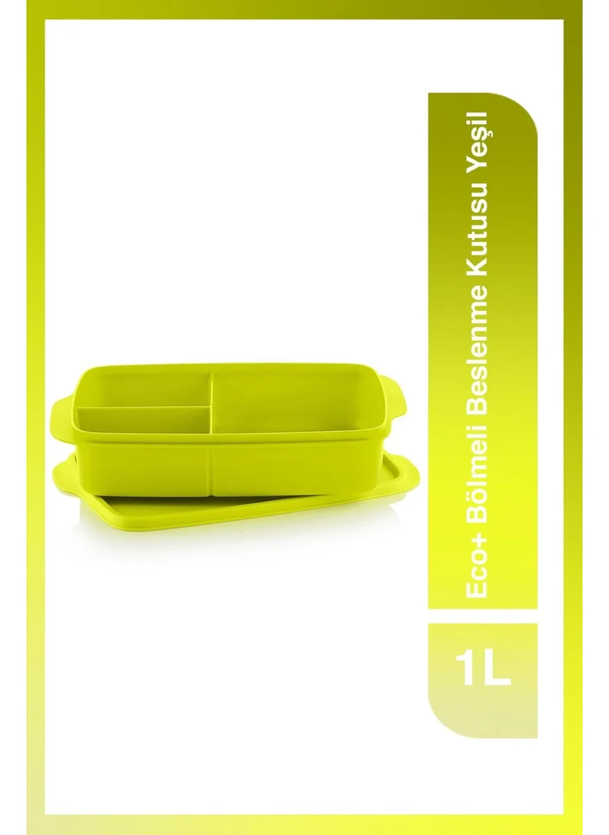 تابروير Eco+ Compartment Lunch Box 1L Green