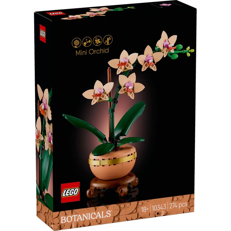 LEGO - Icons Mini Orchid 274 Pieces - 10343 - Image 1