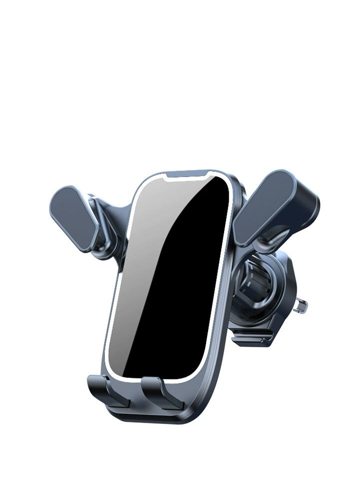 Mobile Holder For Car Car Phone Holder For Air Vent Car Mobile Holder With Auto Lock And Hook Shape Clip Not Block Air Vent Phone - Image 1