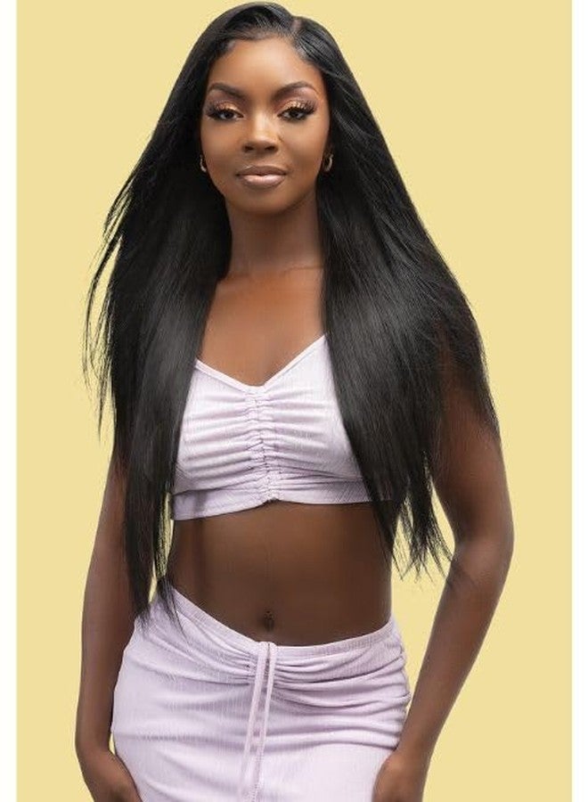 Janet Collection melt butter 12A 100% Natural Virgin Remy Human Hair NATURAL STRAIGHT 3Bundles Deal Natural Black Color (Natural Black (20"22"24") - Image 2